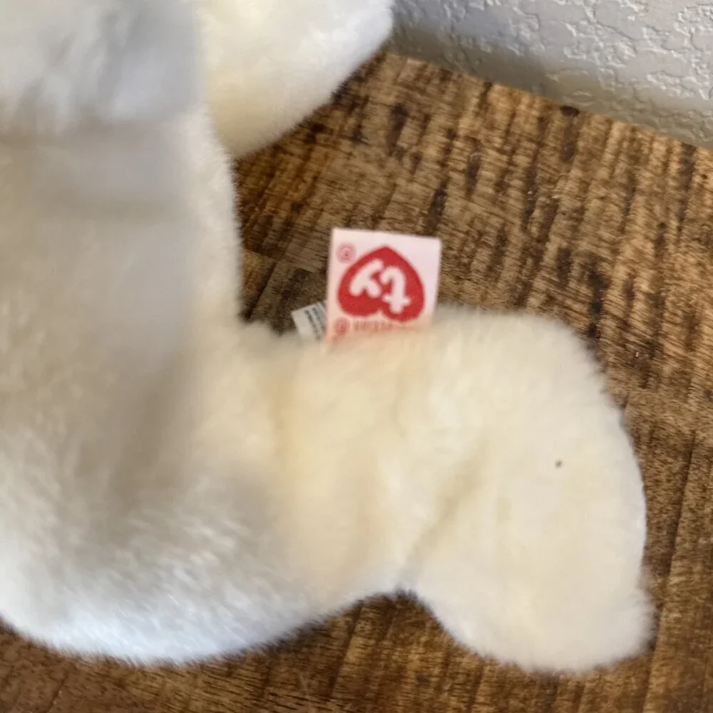 TY Beanie Buddy - Chilly the White Polar Bear Stuffed Animal Vintage 1998, ~14”